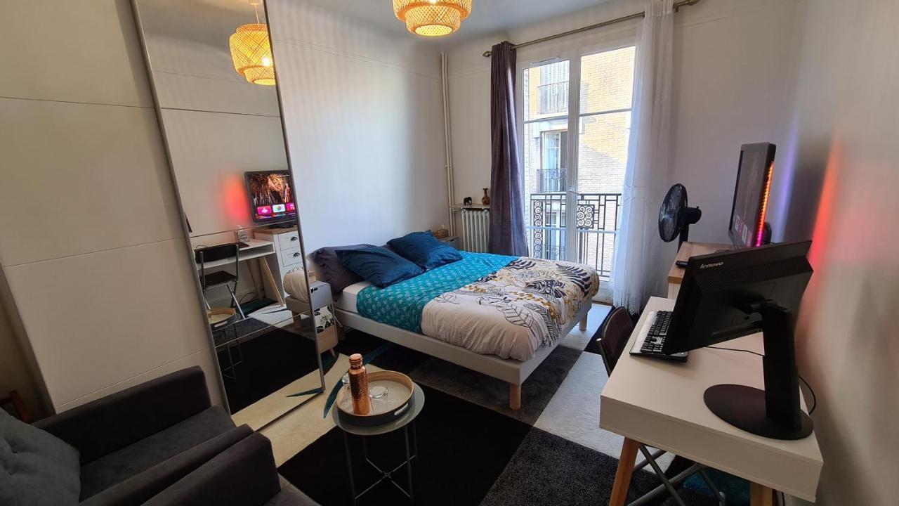 Residence Cosy, Chambre Privee Non Mitoyenne Avec Serrure Dans Un Appartement De 50 M Carres Bois-Colombes Exteriér fotografie