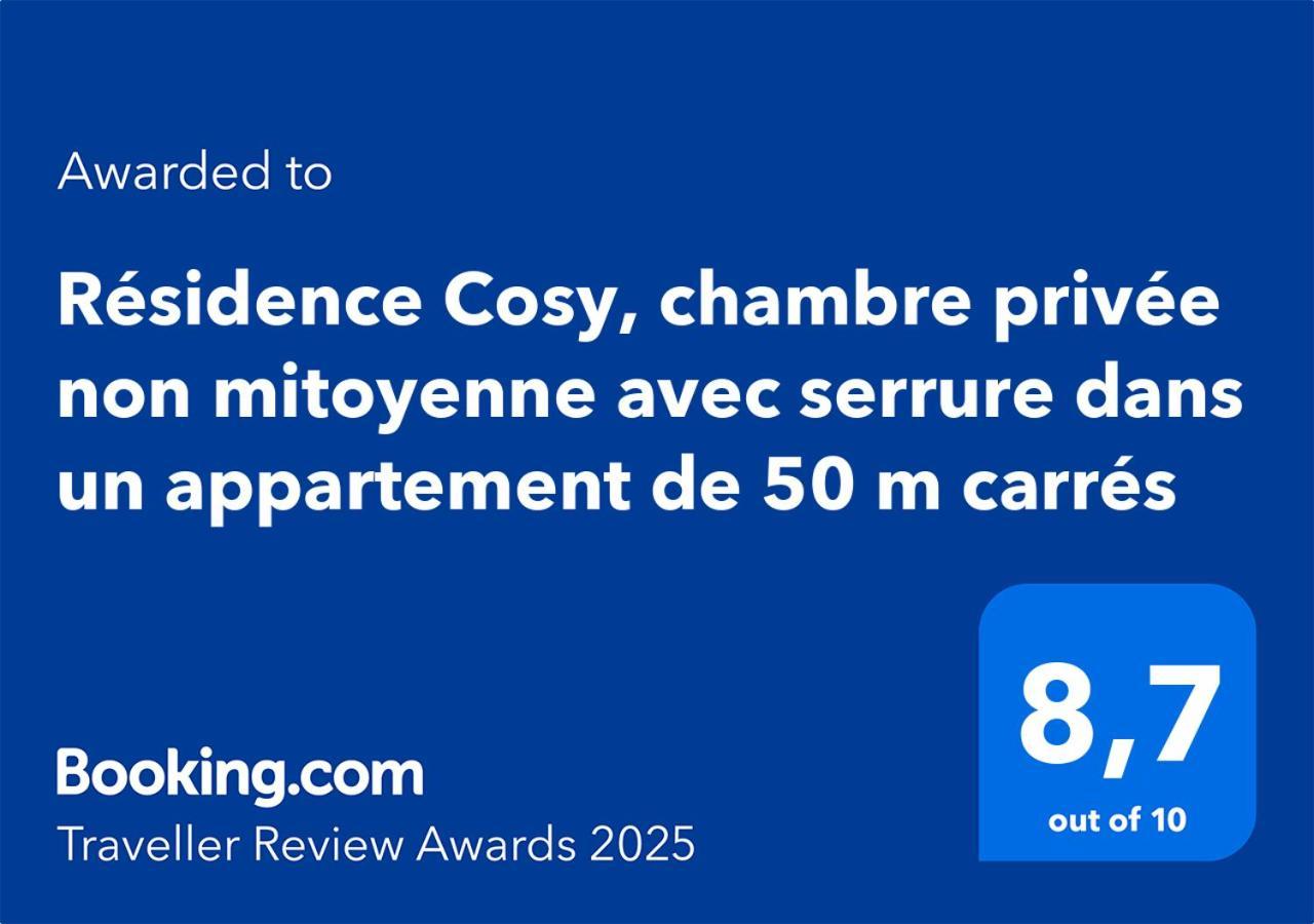 Residence Cosy, Chambre Privee Non Mitoyenne Avec Serrure Dans Un Appartement De 50 M Carres Bois-Colombes Exteriér fotografie